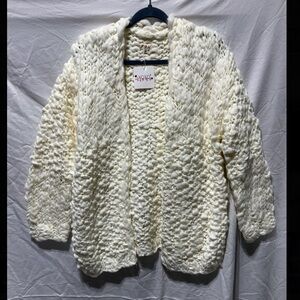 Cozy White Knit Sweater